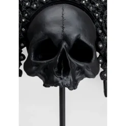 KARE Design Objet Décoratif King Skull Noir 49Cm