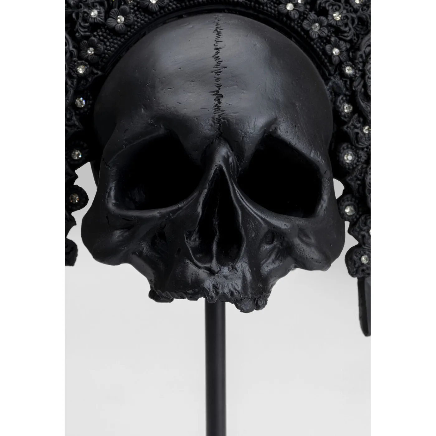 KARE Design Objet Décoratif King Skull Noir 49Cm