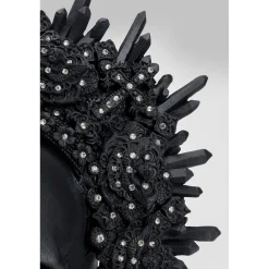 KARE Design Objet Décoratif King Skull Noir 49Cm
