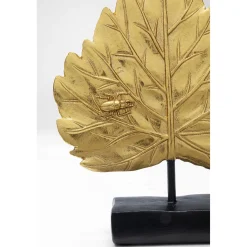 KARE Design Objet Décoratif Leaves Dore 22Cm