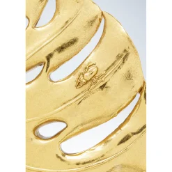 KARE Design Objet Décoratif Monstera Leaf Dore 36Cm