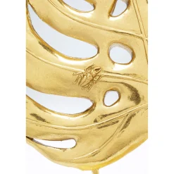 KARE Design Objet Décoratif Monstera Leaf Dore 36Cm