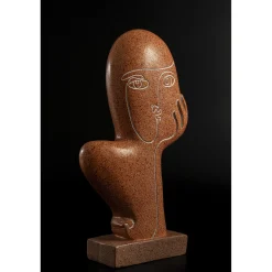 KARE Design Objet Décoratif Thought Marron 27Cm