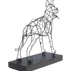 KARE Design Objet Décoratif Wire Attack Dog 36Cm