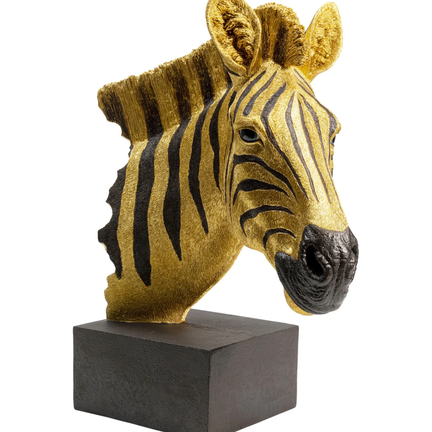KARE Design Objet Décoratif Zebra Dore 35Cm