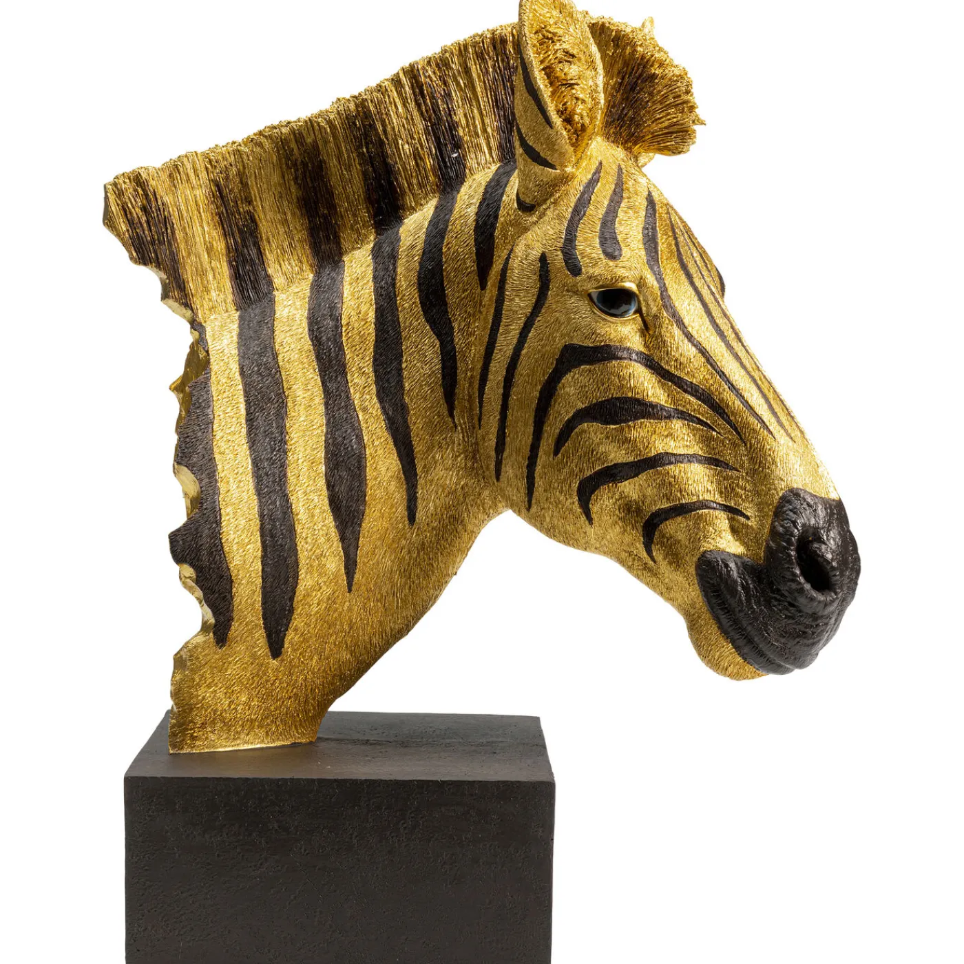 KARE Design Objet Décoratif Zebra Dore 35Cm