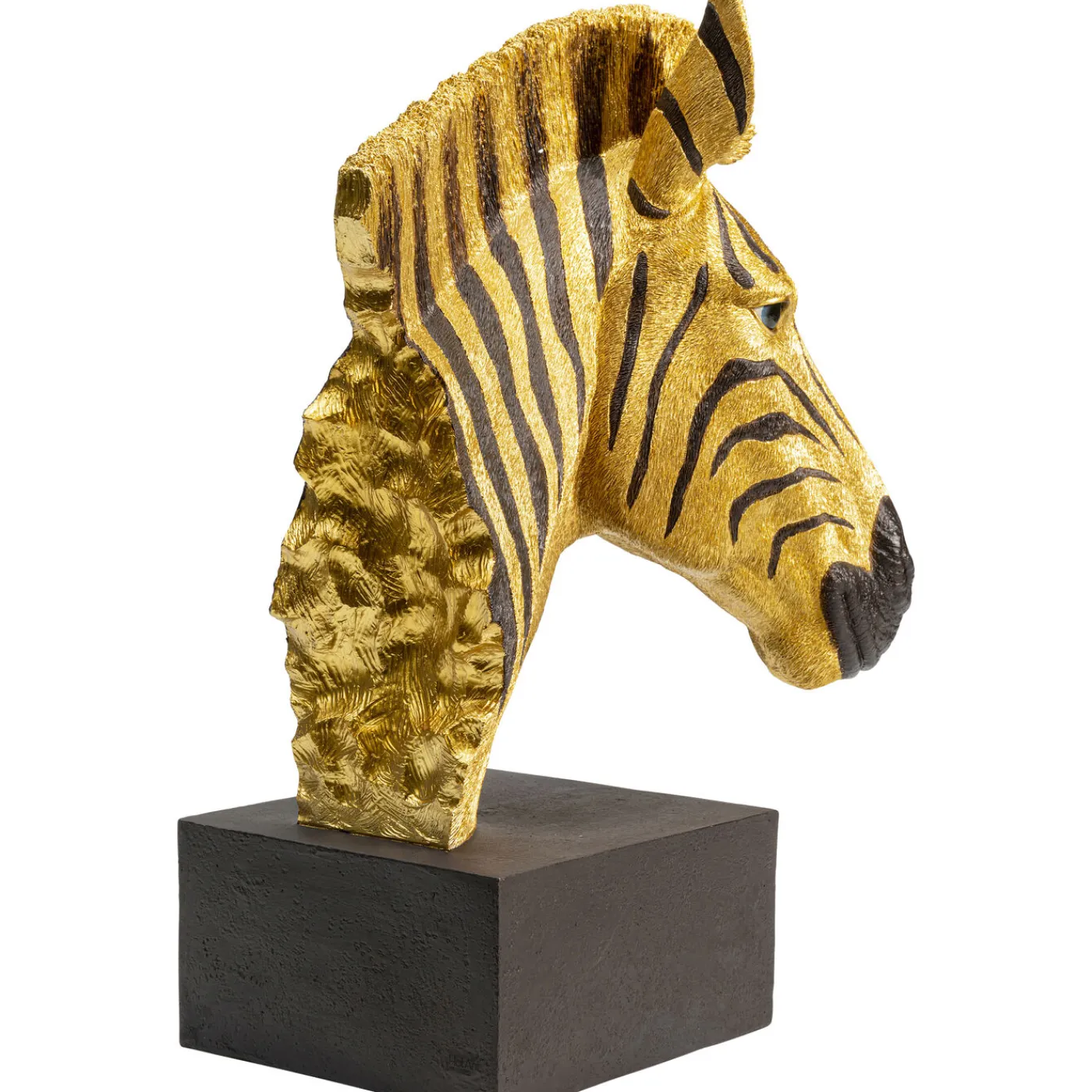 KARE Design Objet Décoratif Zebra Dore 35Cm