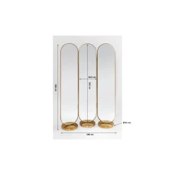 KARE Design Paravent Curve 106X166Cm
