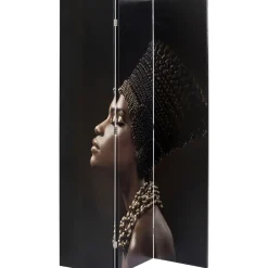 KARE Design Paravent Royal Headdress Vs Snake Girl 120X180
