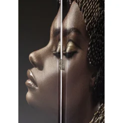 KARE Design Paravent Royal Headdress Vs Snake Girl 120X180