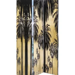 KARE Design Paravent Triptychon Wave Vs Palms 120X180