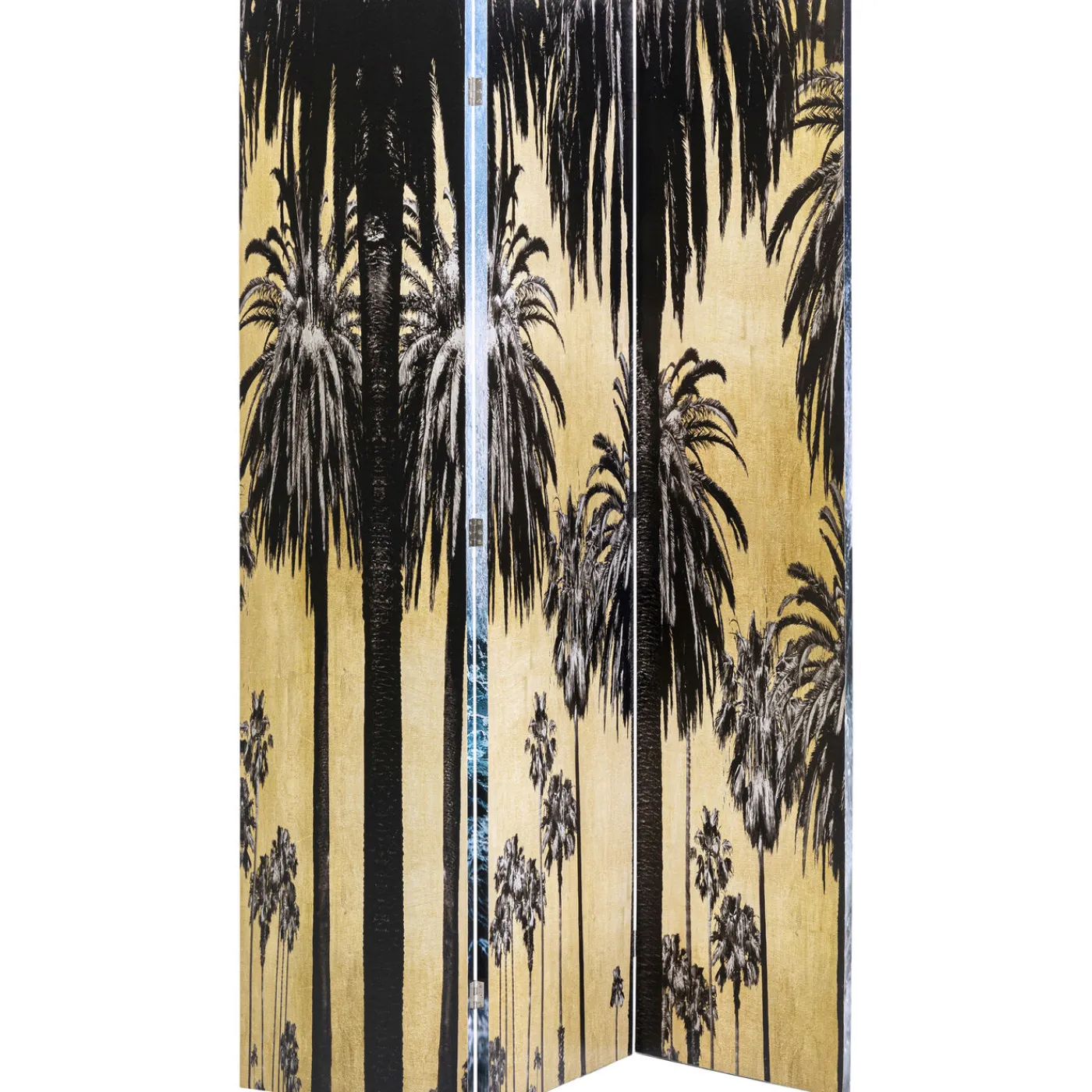 KARE Design Paravent Triptychon Wave Vs Palms 120X180