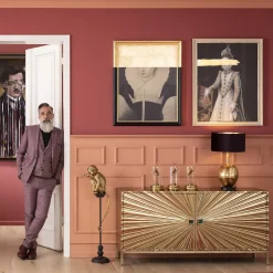 KARE Design Peinture A L Huile Frame Incognito Lady 80X100Cm