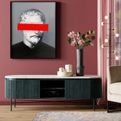 KARE Design Peinture A L Huile Frame Incognito Philosophy 80X1