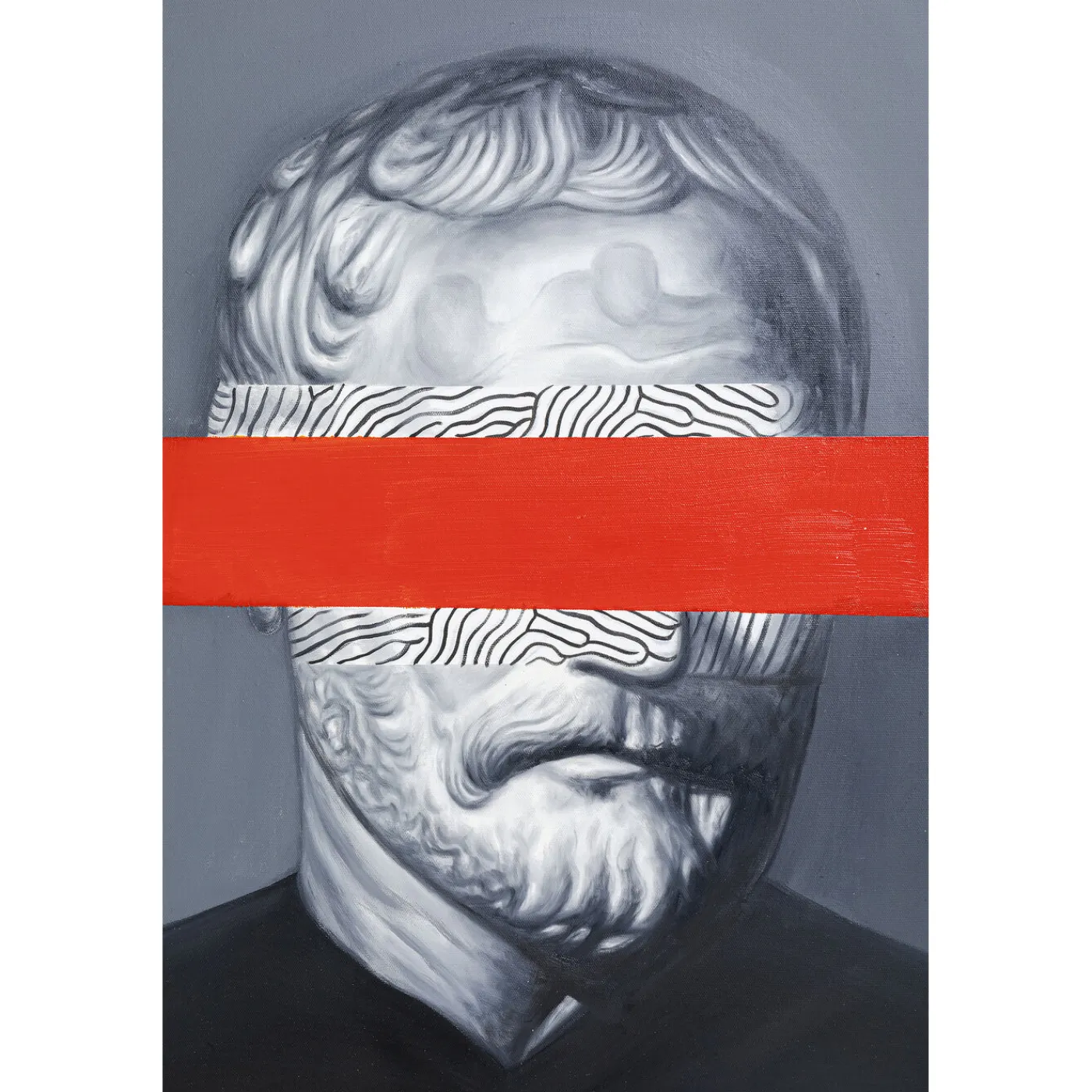 KARE Design Peinture A L Huile Frame Incognito Philosophy 80X1