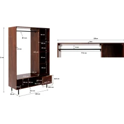 KARE Design Penderie Ravello 185X120