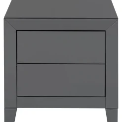 KARE Design Petite Commode Luxury Push 2 Tiroirs Gris