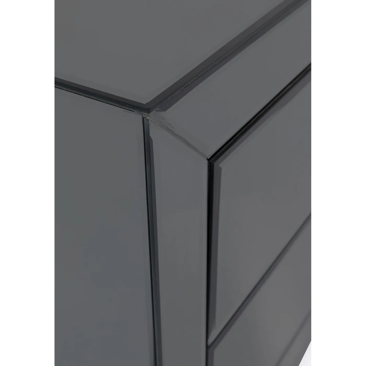 KARE Design Petite Commode Luxury Push 2 Tiroirs Gris