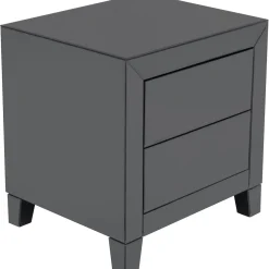 KARE Design Petite Commode Luxury Push 2 Tiroirs Gris