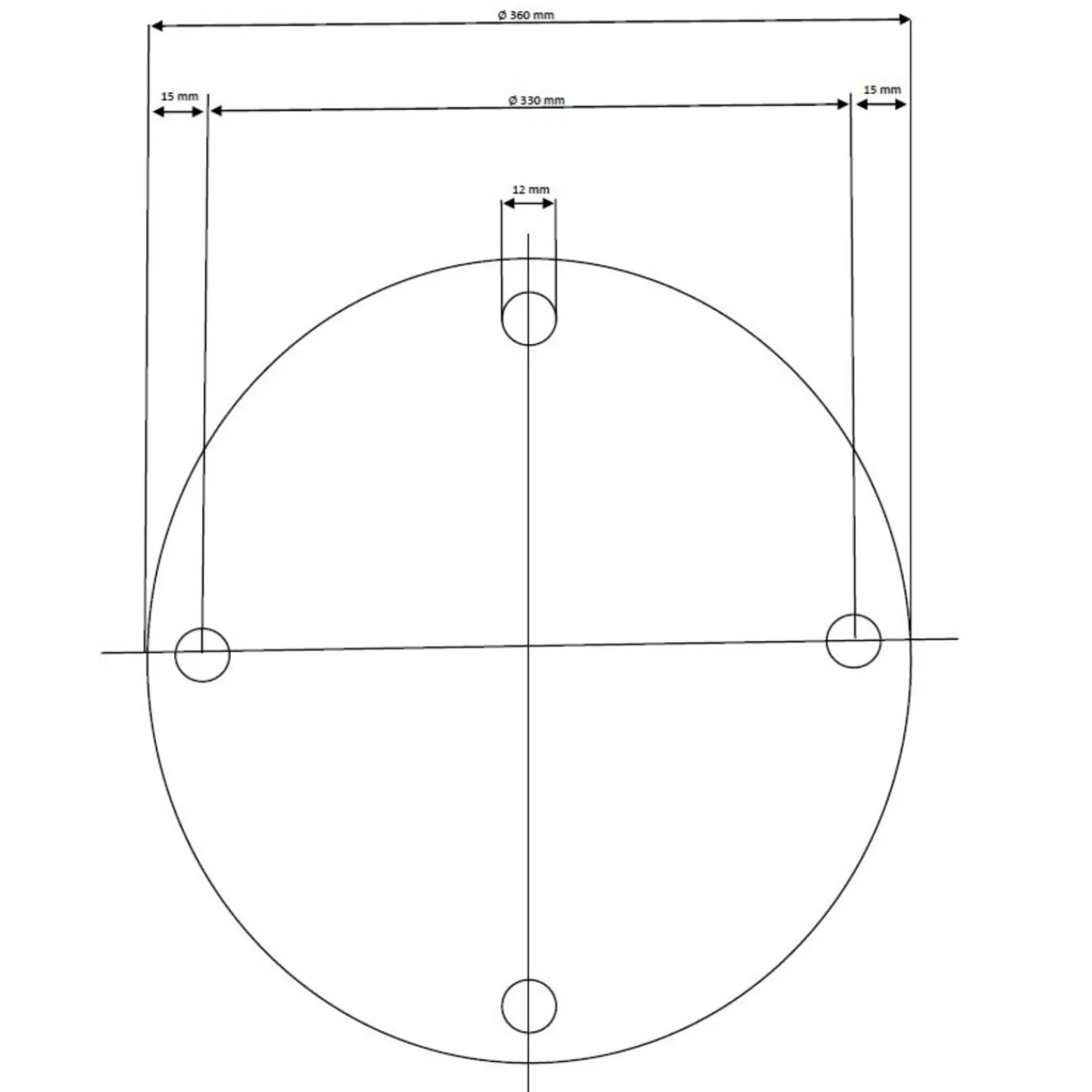 KARE Design Pied De Table Invitation Noir O60Cm