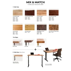 KARE Design Pietement De Table Tavola Office Noir