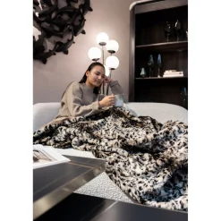 KARE Design Plaid Leo Fonce 140X200Cm