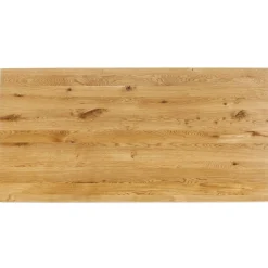 KARE Design Plateau De Tabl Tavola Bord Biseaute Chene 200X100