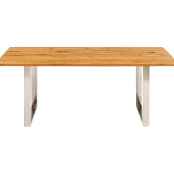 KARE Design Plateau De Tabl Tavola Bord Biseaute Chene 200X100