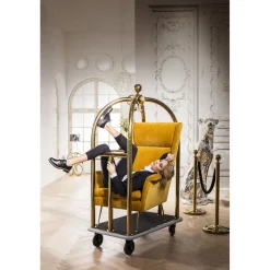 KARE Design Porte-Bagages Vip Vegas Or