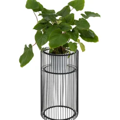 KARE Design Porte-Plantes Wire Noir 70Cm