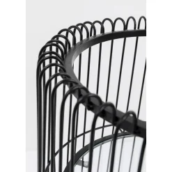 KARE Design Porte-Plantes Wire Noir 57Cm
