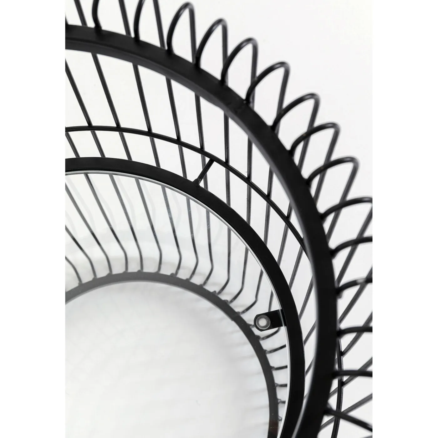 KARE Design Porte-Plantes Wire Noir 57Cm