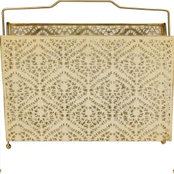 KARE Design Porte-Revues Basket Dore Gm