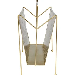 KARE Design Porte-Revues Basket Dore Gm