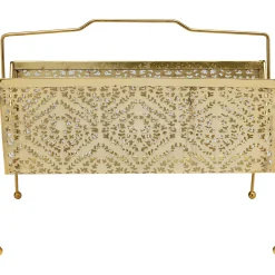 KARE Design Porte-Revues Basket Dore Pm