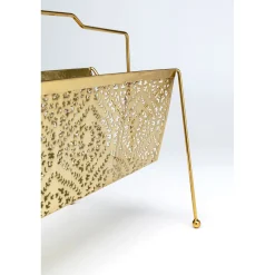 KARE Design Porte-Revues Basket Dore Pm