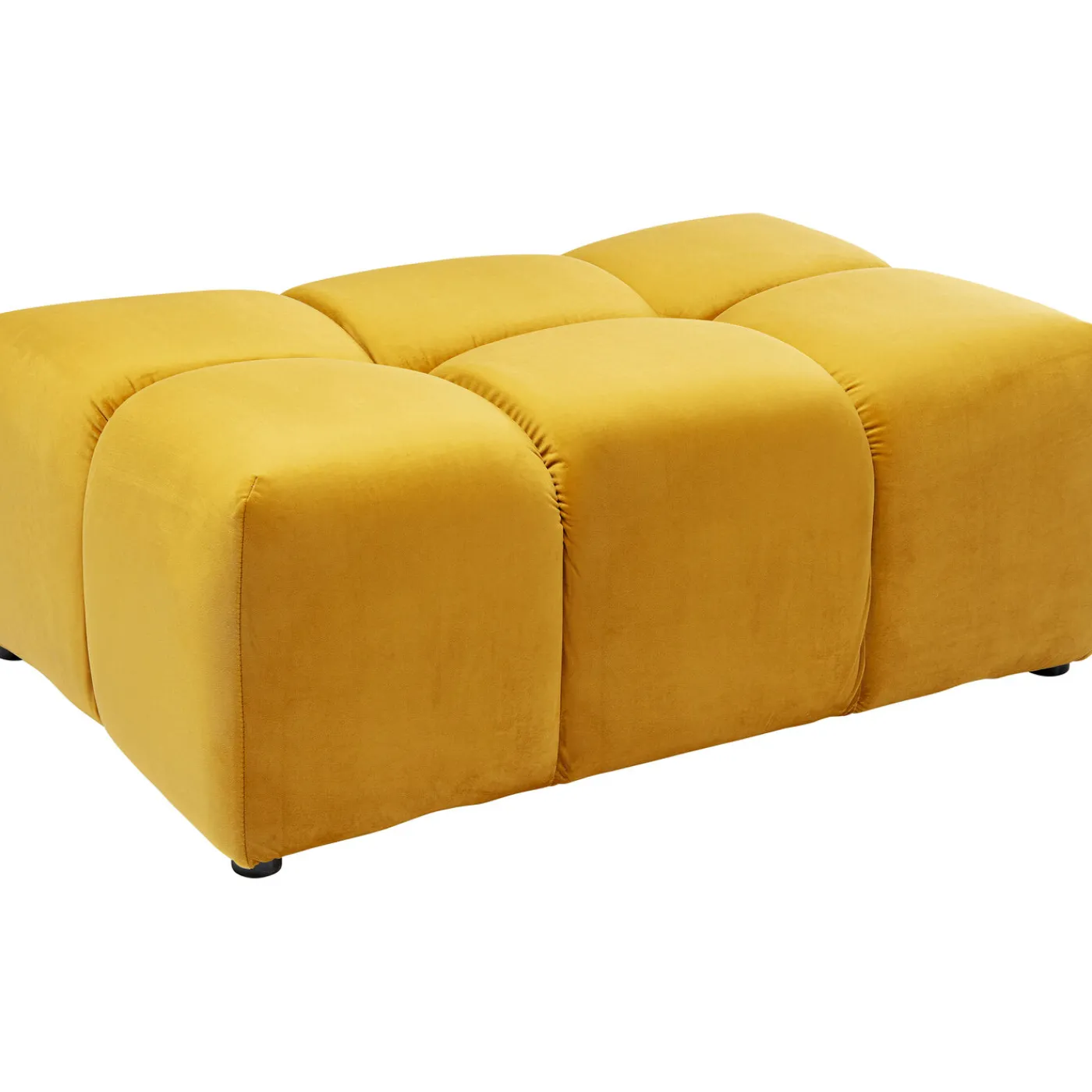 KARE Design Pouf Belami Velours Ambre