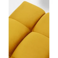 KARE Design Pouf Belami Velours Ambre