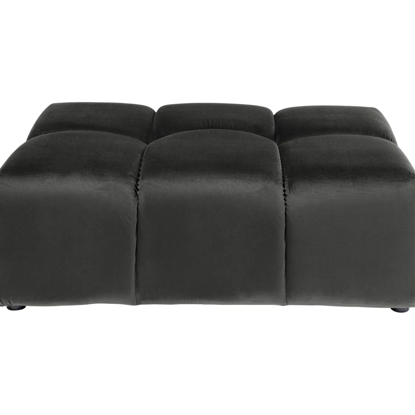 KARE Design Pouf Belami Velours Gris