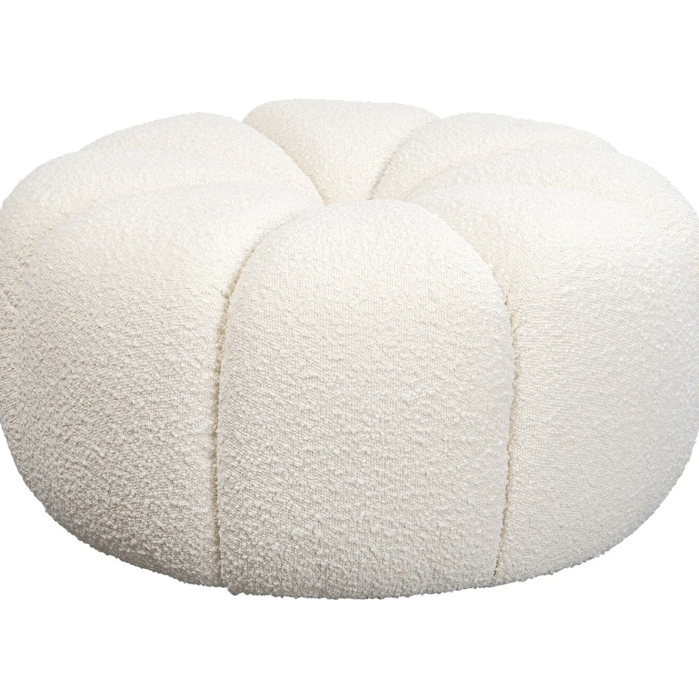 KARE Design Pouf Peppo Lounge Blanc O76Cm