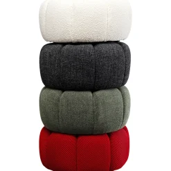 KARE Design Pouf Peppo Lounge Blanc O76Cm