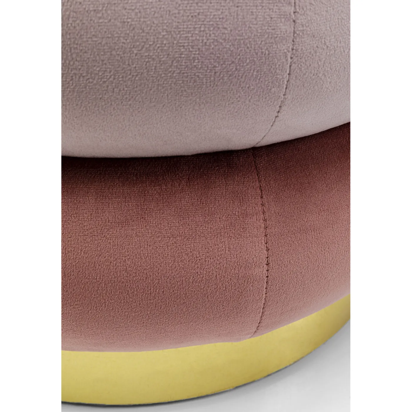 KARE Design Pouf Sandwich Mauve O45Cm