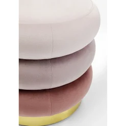 KARE Design Pouf Sandwich Mauve O45Cm