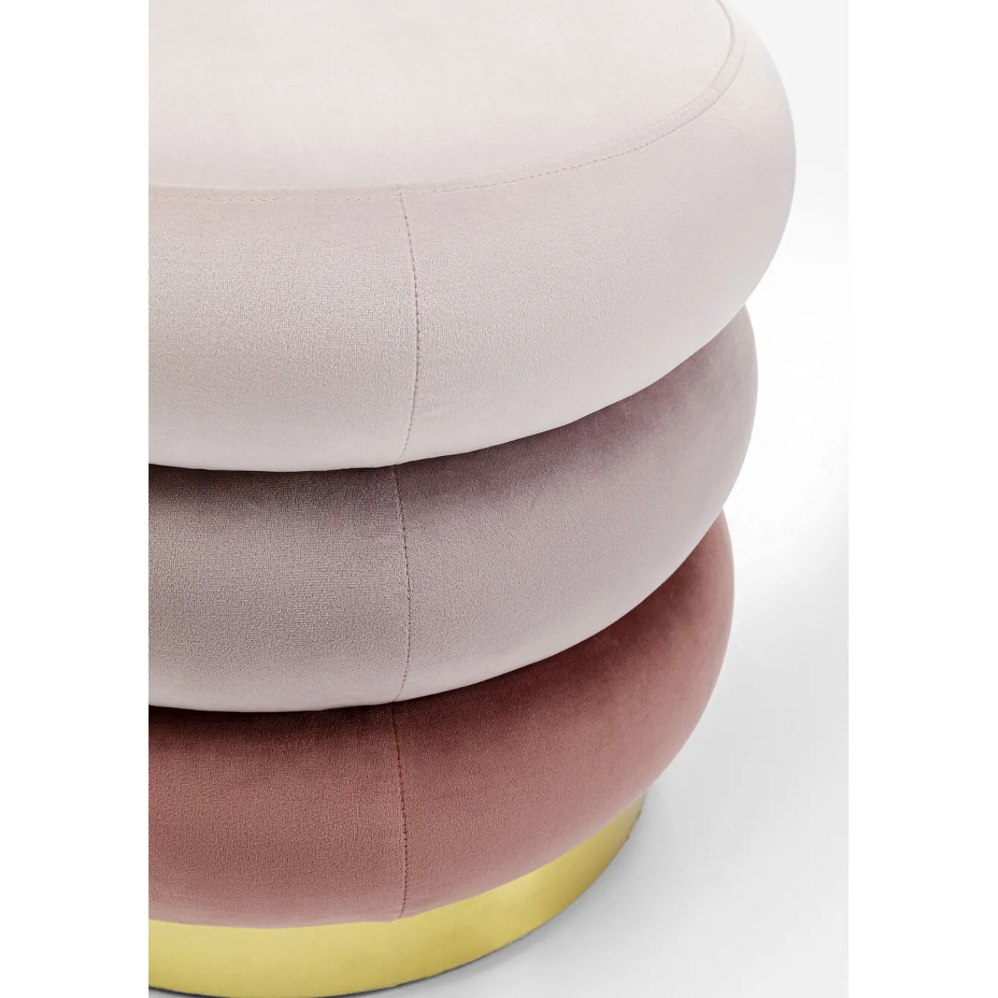 KARE Design Pouf Sandwich Mauve O45Cm