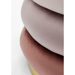KARE Design Pouf Sandwich Mauve O45Cm