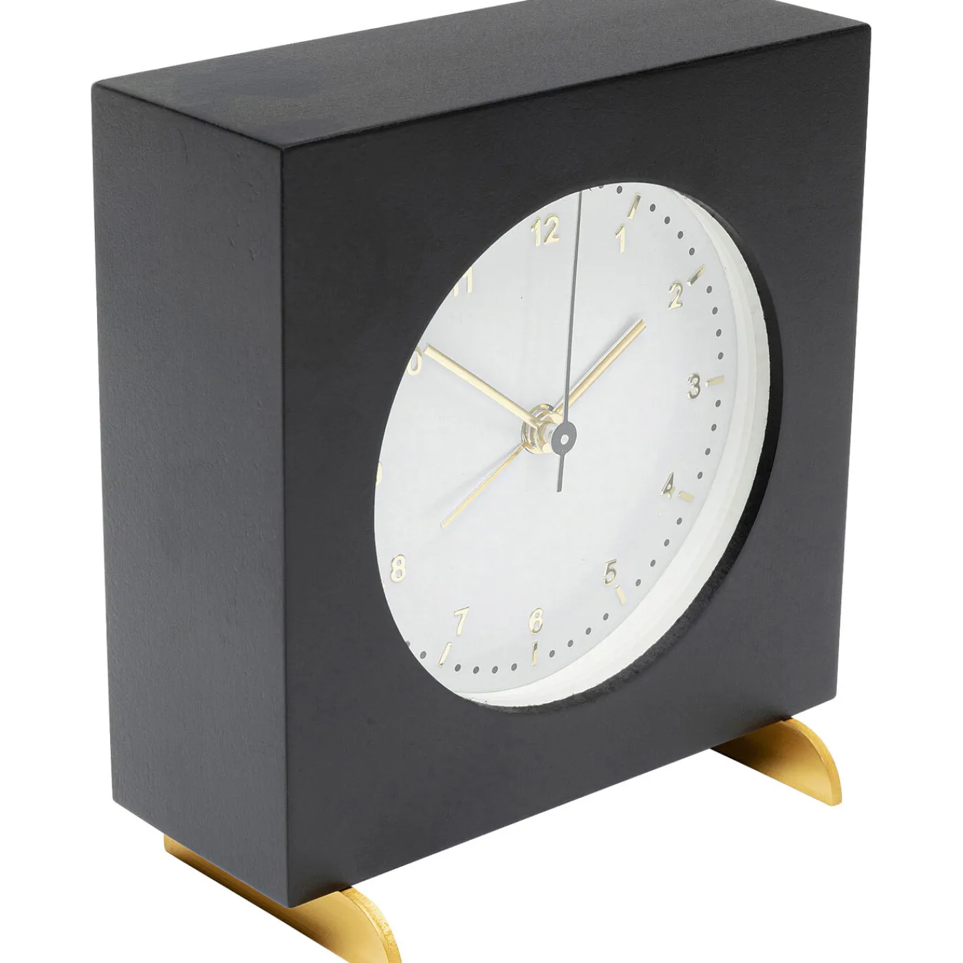 KARE Design Reveil Kian Noir 12X13Cm