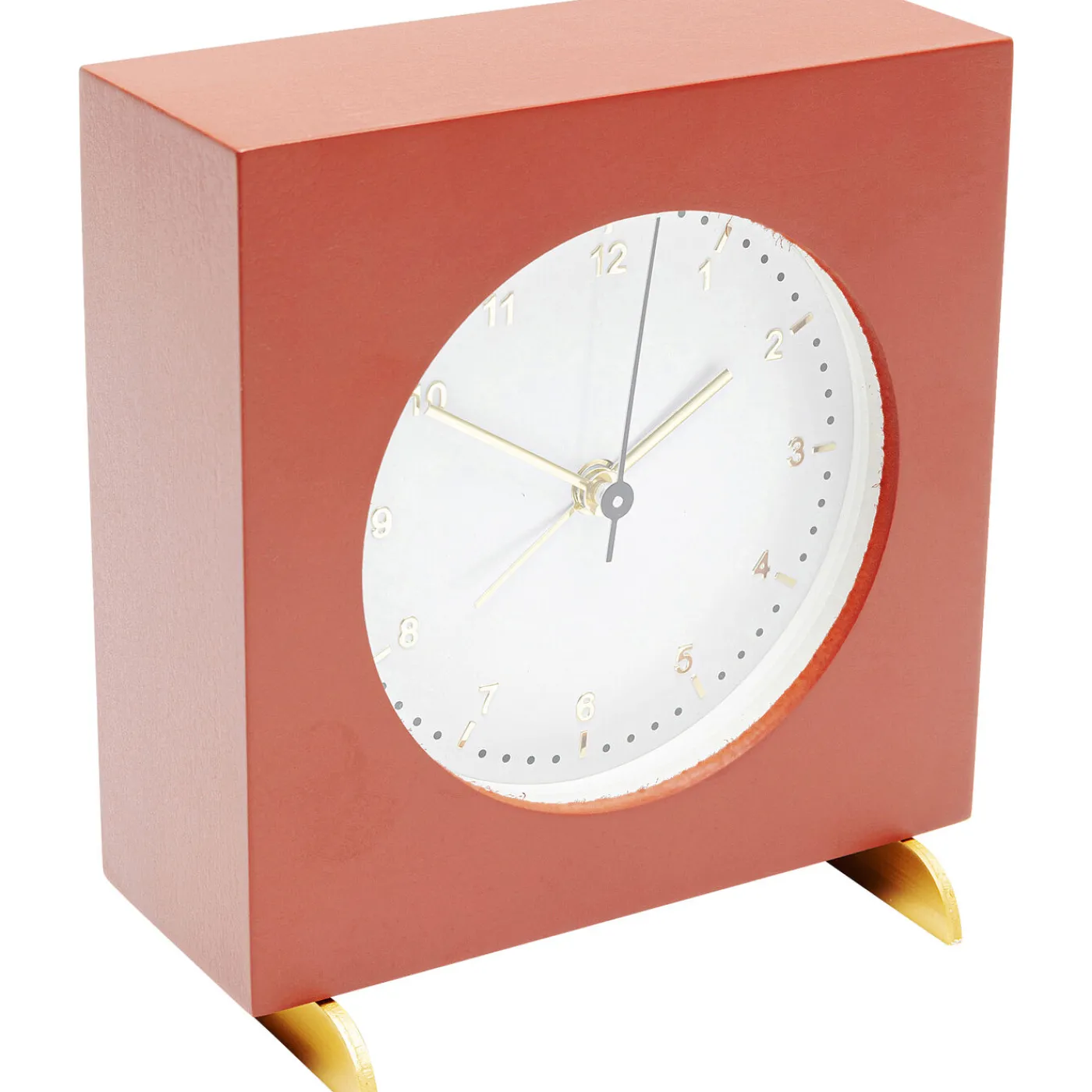 KARE Design Reveil Kian Rouge 12X13Cm