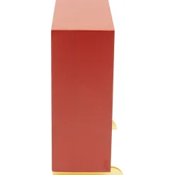 KARE Design Reveil Kian Rouge 12X13Cm
