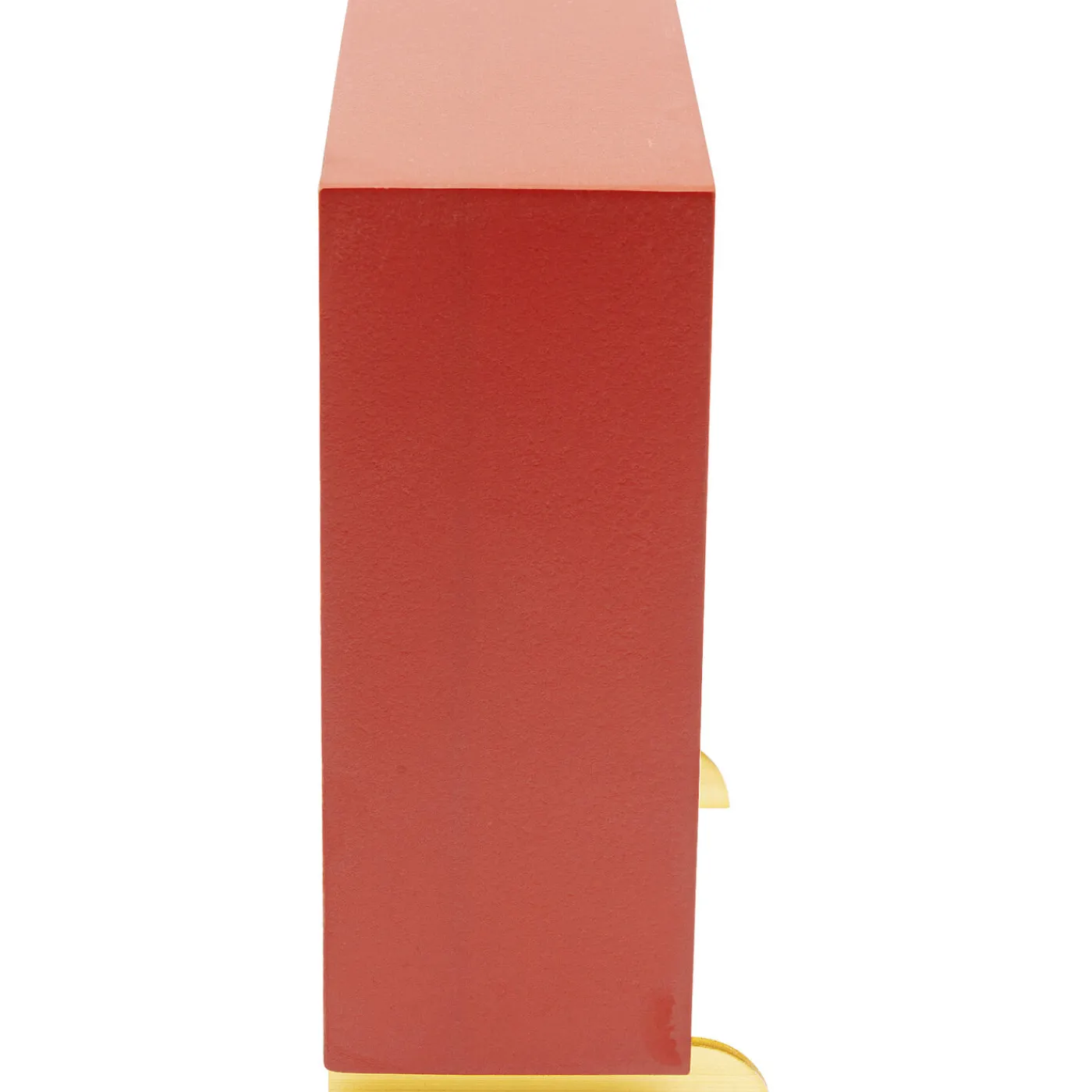 KARE Design Reveil Kian Rouge 12X13Cm