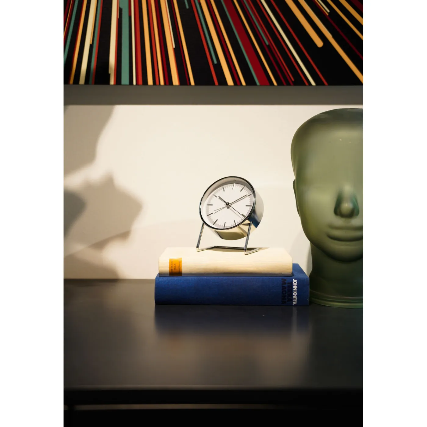 KARE Design Reveil Levin Argente 10X12Cm